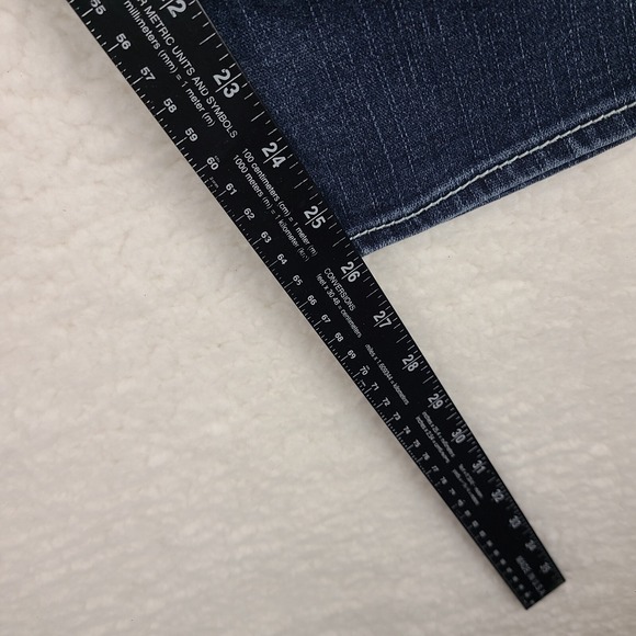 Silver Jeans Womens 29 Blue Santorini Capri Dark Wash Denim - Picture 5 of 13